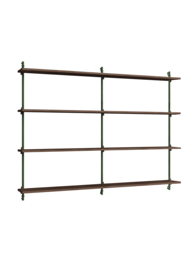 MOEBE - Hyldesystem WS.115.2.B, Smoked Oak/Pine Green