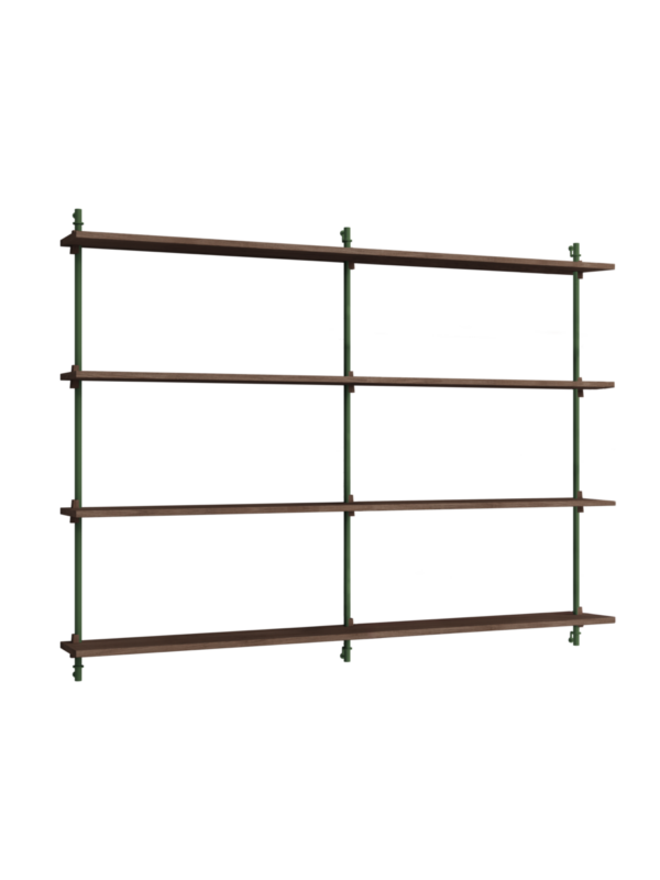 MOEBE - Hyldesystem WS.115.2.B, Smoked Oak/Pine Green