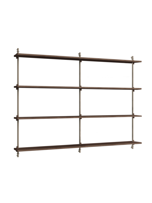 MOEBE - Hyldesystem WS.115.2.B, Smoked Oak/Warm Grey