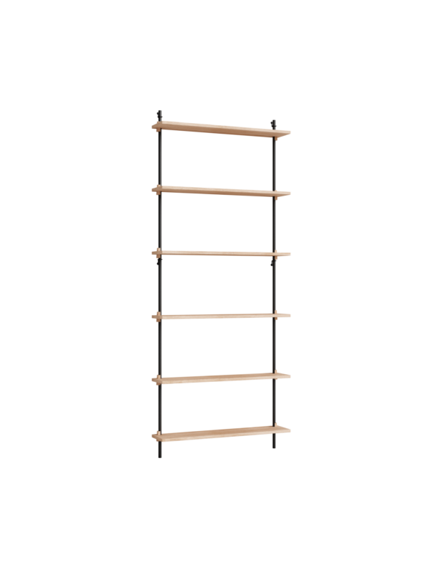 MOEBE - Hyldesystem WS.200.1, Eg/Sort