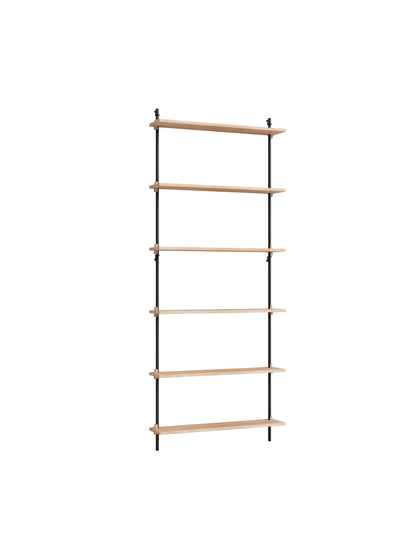MOEBE - Hyldesystem WS.200.1, Eg/Sort