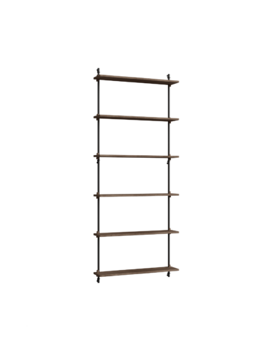 MOEBE - Hyldesystem WS.200.1, Smoked Oak/Sort