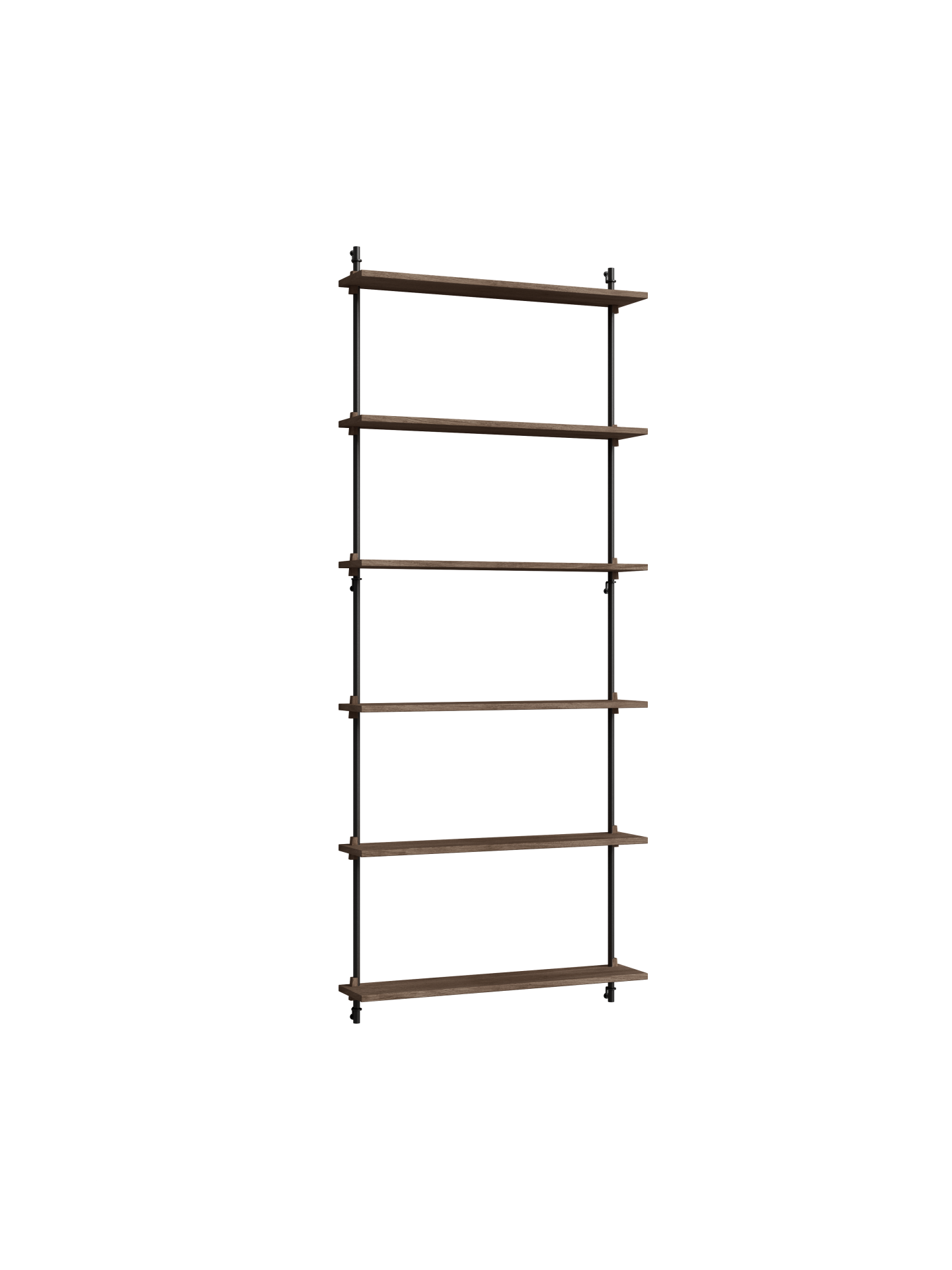 MOEBE - Hyldesystem WS.200.1, Smoked Oak/Sort