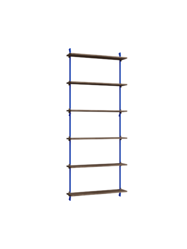 MOEBE - Hyldesystem WS.200.1, Smoked Oak/Deep Blue
