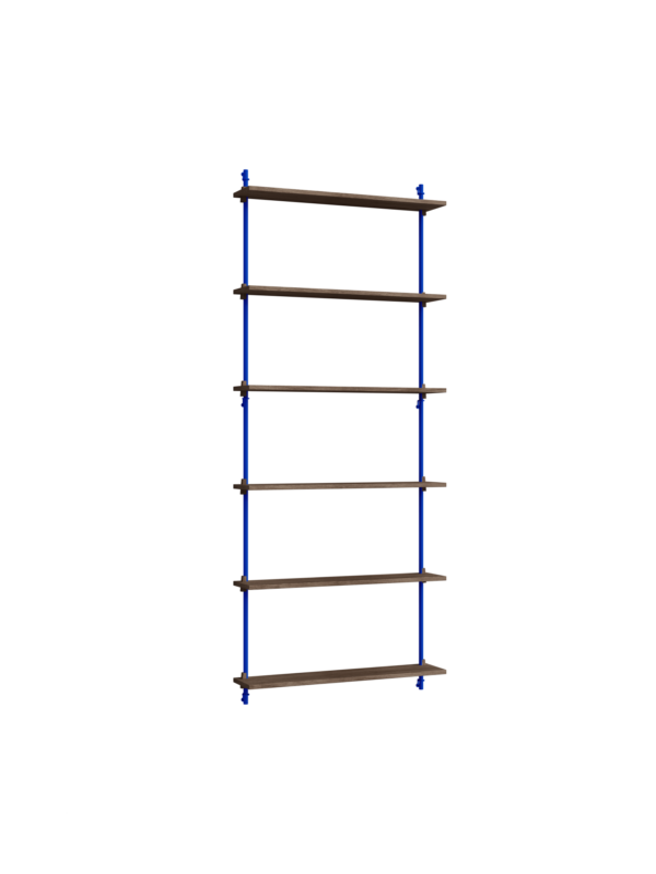 MOEBE - Hyldesystem WS.200.1, Smoked Oak/Deep Blue
