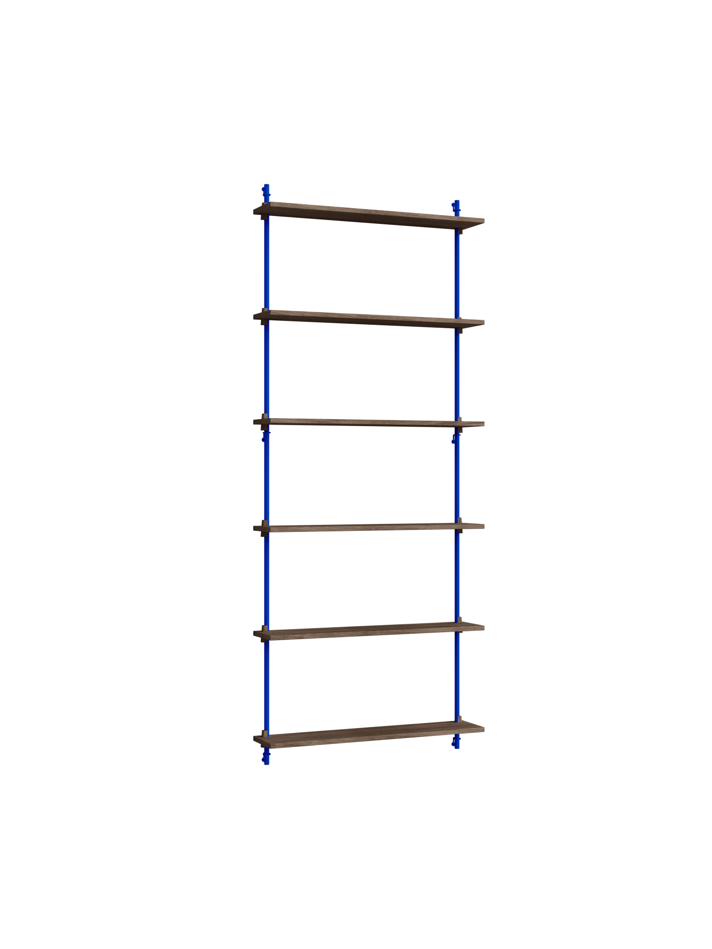 MOEBE - Hyldesystem WS.200.1, Smoked Oak/Deep Blue