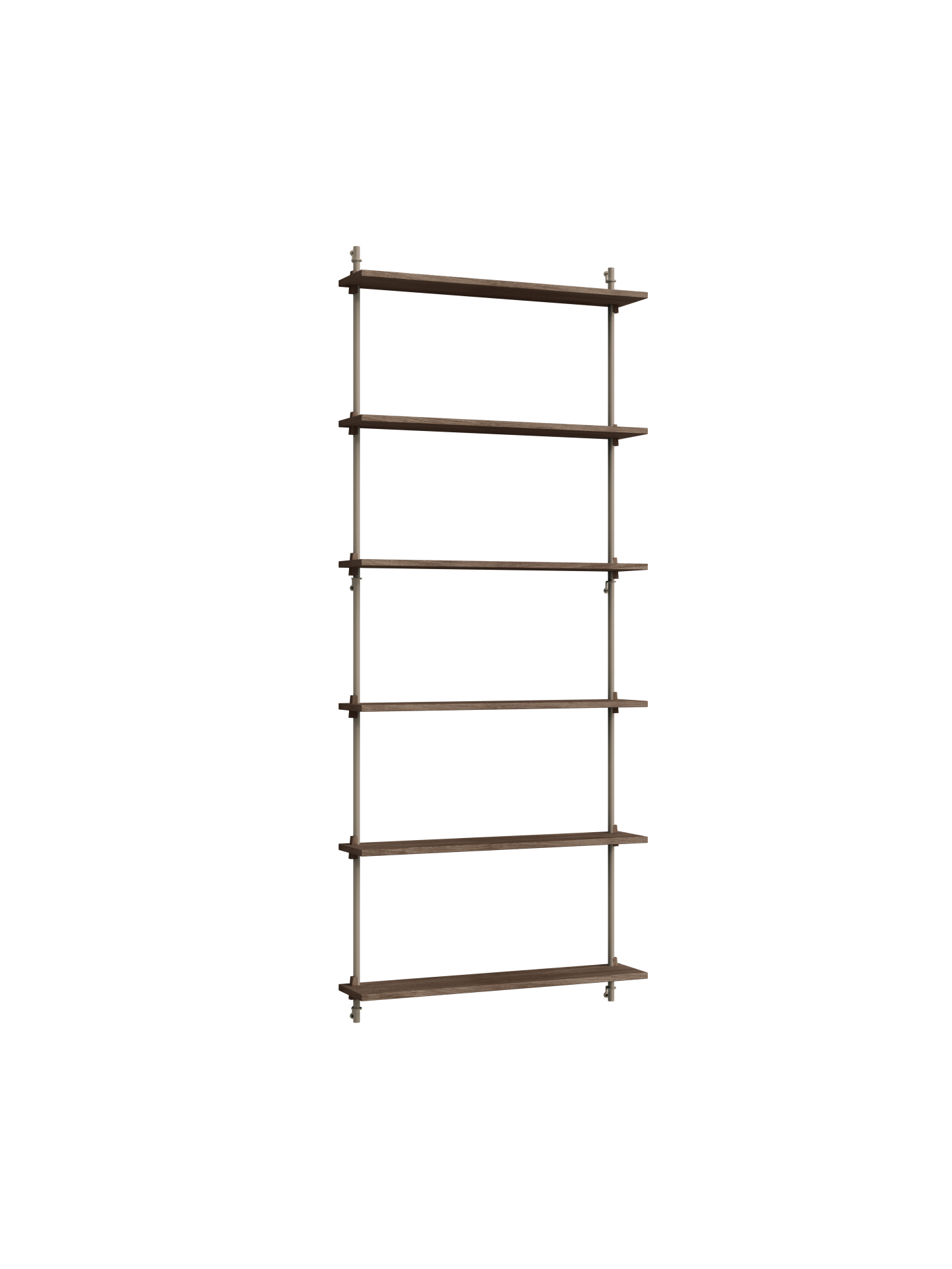 MOEBE - Hyldesystem WS.200.1, Smoked Oak/Warm Grey