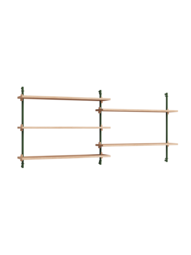 MOEBE - Hyldesystem WS.65.2, Eg/Pine Green
