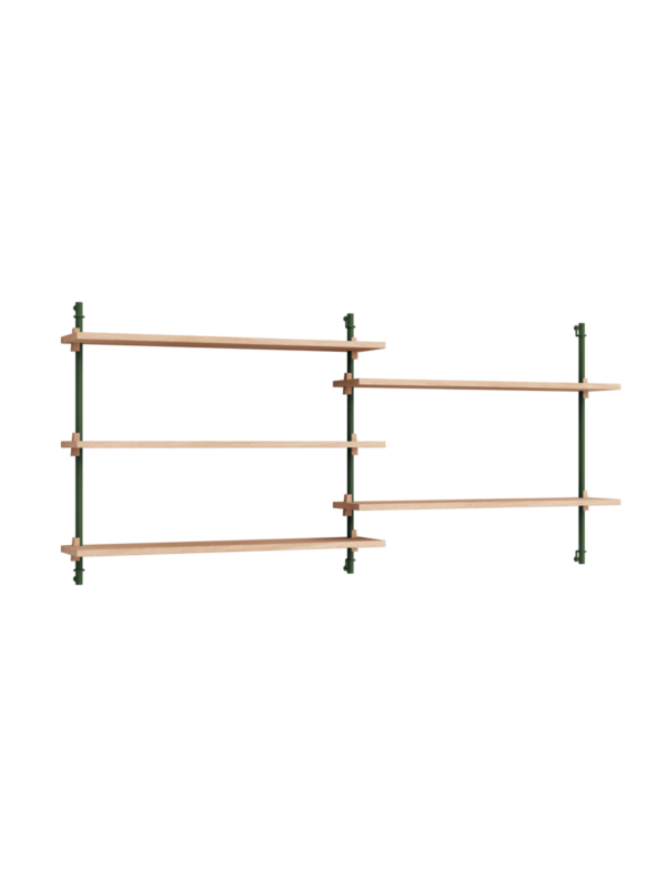 MOEBE - Hyldesystem WS.65.2, Eg/Pine Green
