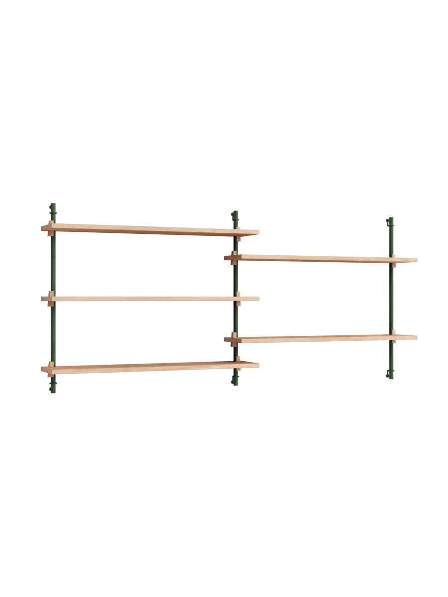 MOEBE - Hyldesystem WS.65.2, Eg/Pine Green
