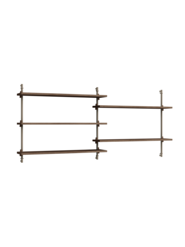 MOEBE - Hyldesystem WS.65.2, Smoked Oak/Warm Grey