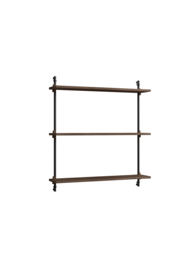 MOEBE - Hyldesystem WS.85.1, Smoked Oak/Sort