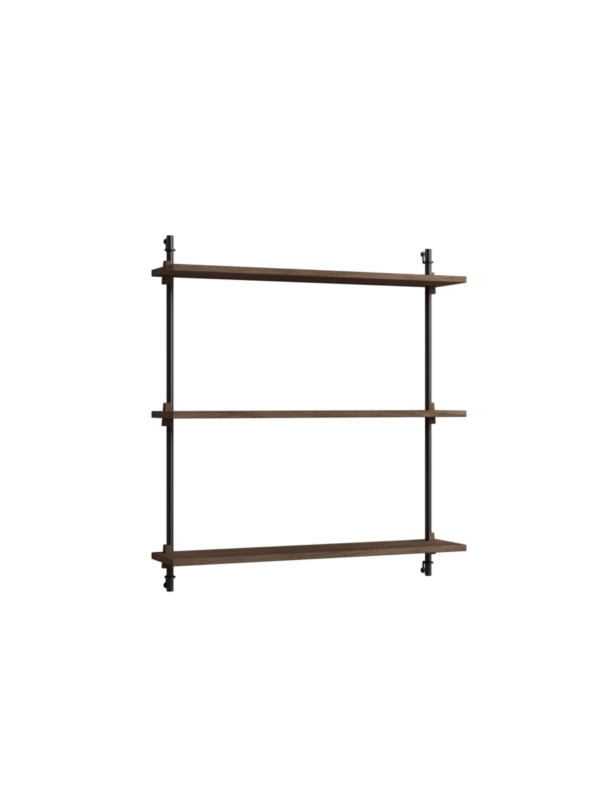 MOEBE - Hyldesystem WS.85.1, Smoked Oak/Sort