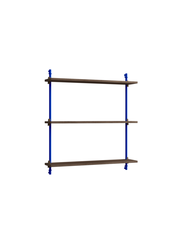 MOEBE - Hyldesystem WS.85.1, Smoked Oak/Deep Blue