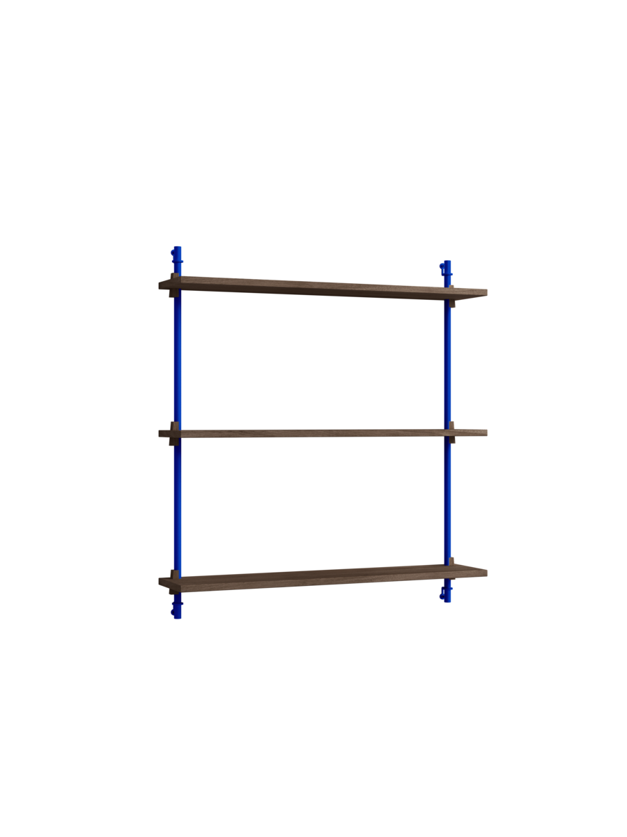 MOEBE - Hyldesystem WS.85.1, Smoked Oak/Deep Blue