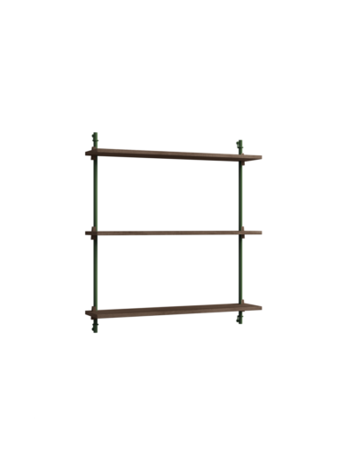 MOEBE - Hyldesystem WS.85.1, Smoked Oak/Pine Green