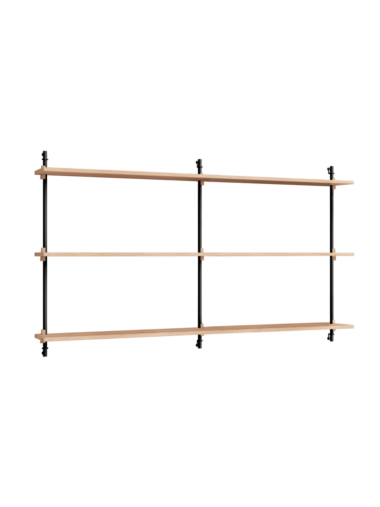 MOEBE - Hyldesystem WS.85.2.B, Eg/Sort