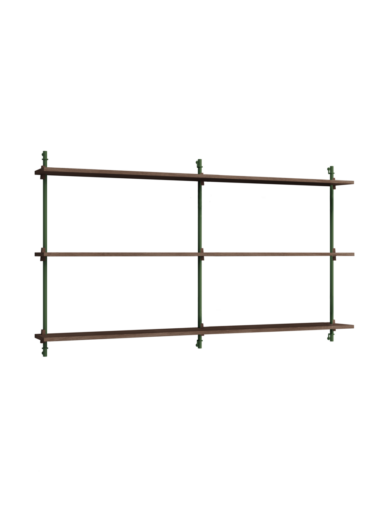 MOEBE - Hyldesystem WS.85.2.B, Smoked Oak/Pine Green