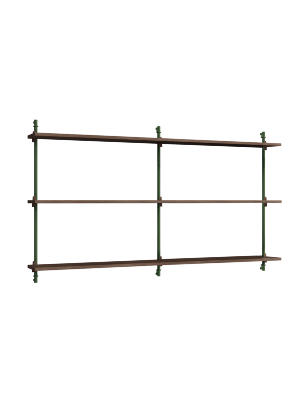 MOEBE - Hyldesystem WS.85.2.B, Smoked Oak/Pine Green