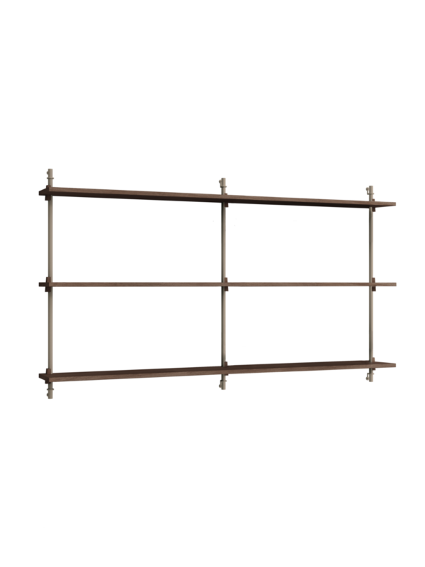 MOEBE - Hyldesystem WS.85.2.B, Smoked Oak/Warm Grey
