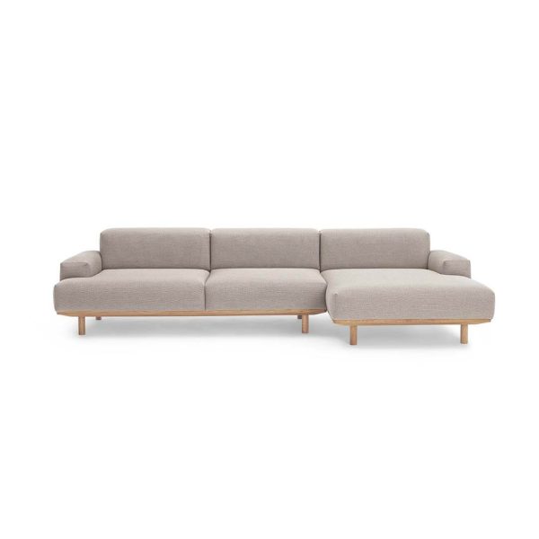 BRUUNMUNCH - Reason Sofa 2 Seater + Chaiselong, Re-Wool 218
