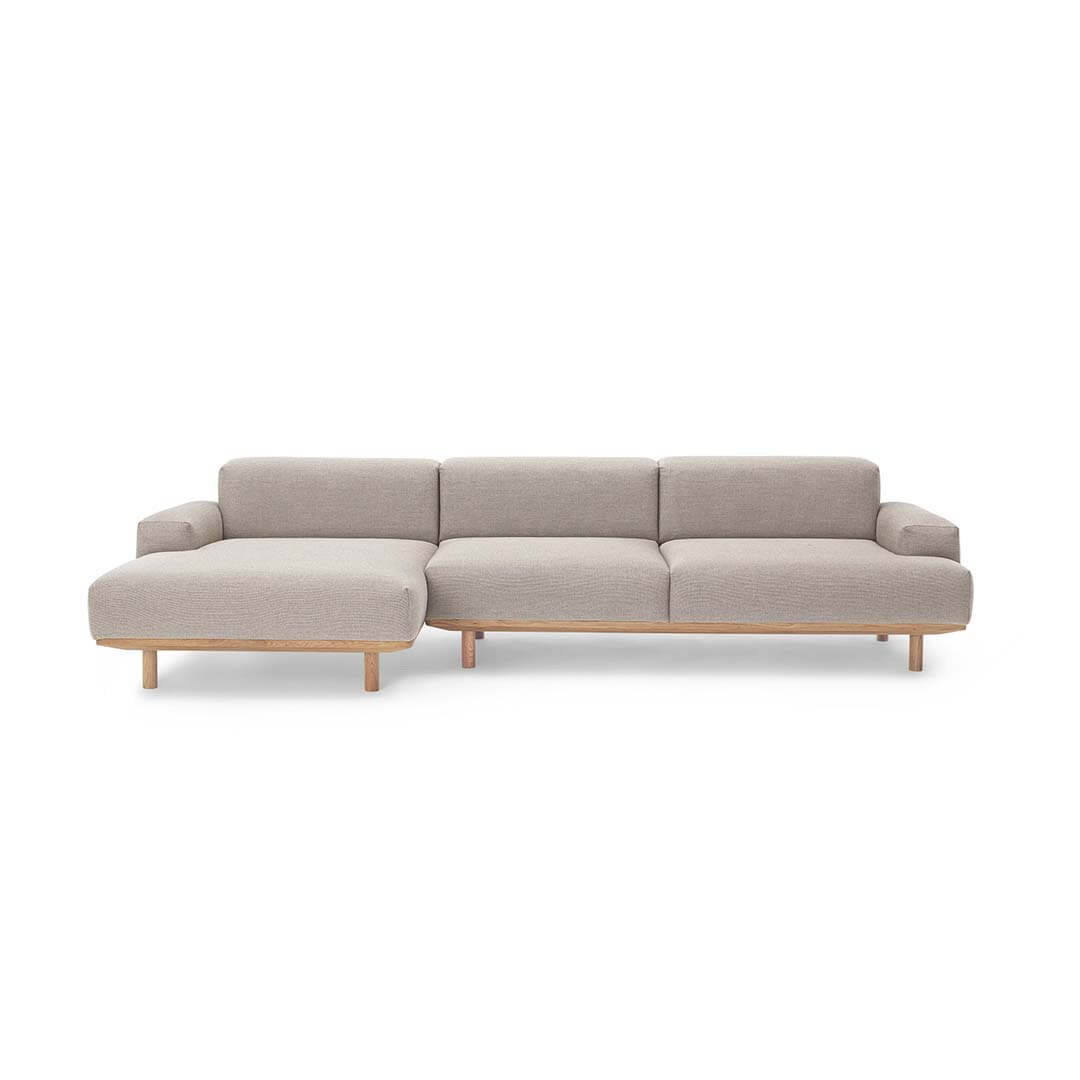BRUUNMUNCH - Reason Sofa 2 Seater + Chaiselong, Re-Wool 218