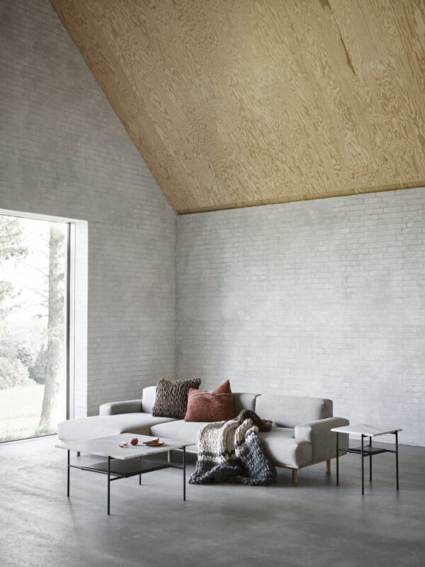 BRUUNMUNCH - Reason Sofa 2 Seater + Chaiselong, Re-Wool 218 - Billede 4