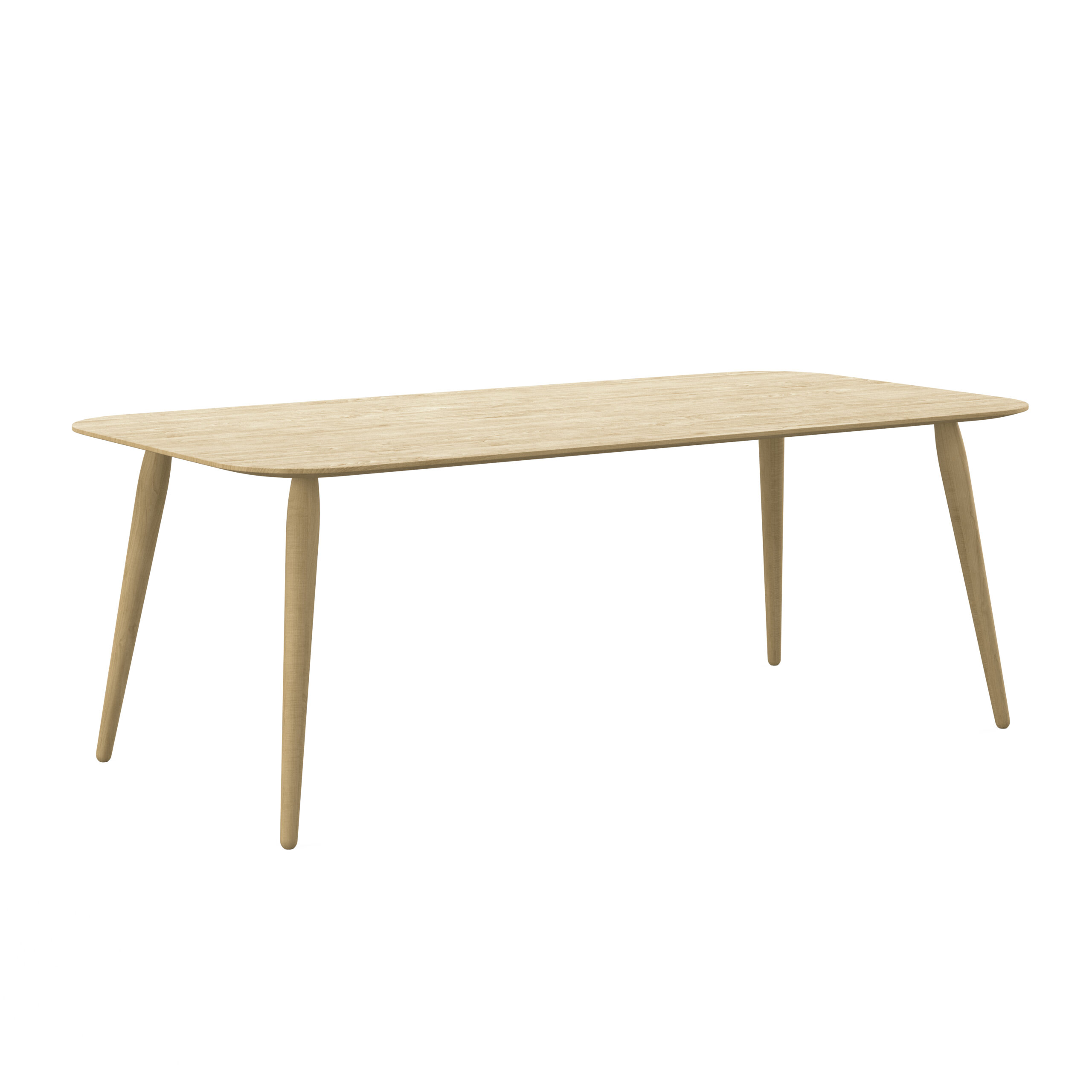 BRUUNMUNCH - PLAYrectangular Sofabord 120x60, Hvidolieret Eg