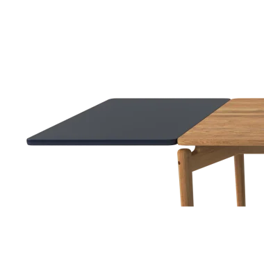 BRUUNMUNCH - PURE Tillægsplade 50x85, Sort MDF