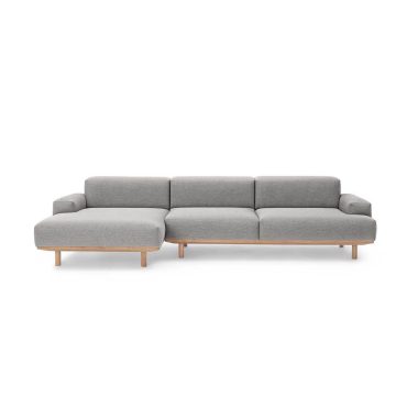 BRUUNMUNCH - Reason Sofa 2 Seater + Chaiselong, Re-Wool 108