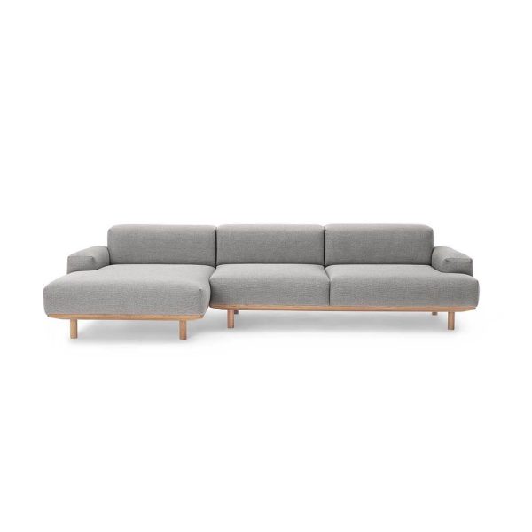 BRUUNMUNCH - Reason Sofa 2 Seater + Chaiselong, Re-Wool 108