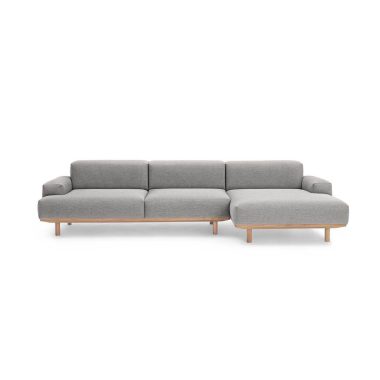 BRUUNMUNCH - Reason Sofa 2 Seater + Chaiselong, Re-Wool 108