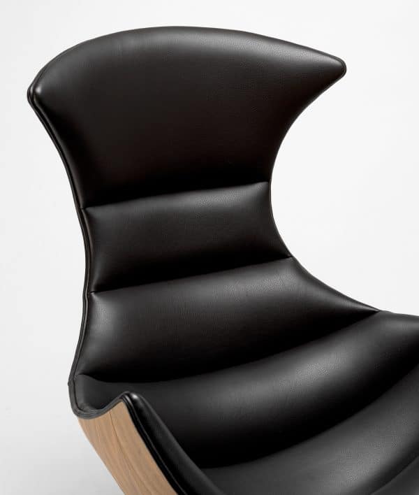 BRUUNMUNCH - Lobster Chair Loungestol, Valnød/Sort - Billede 10