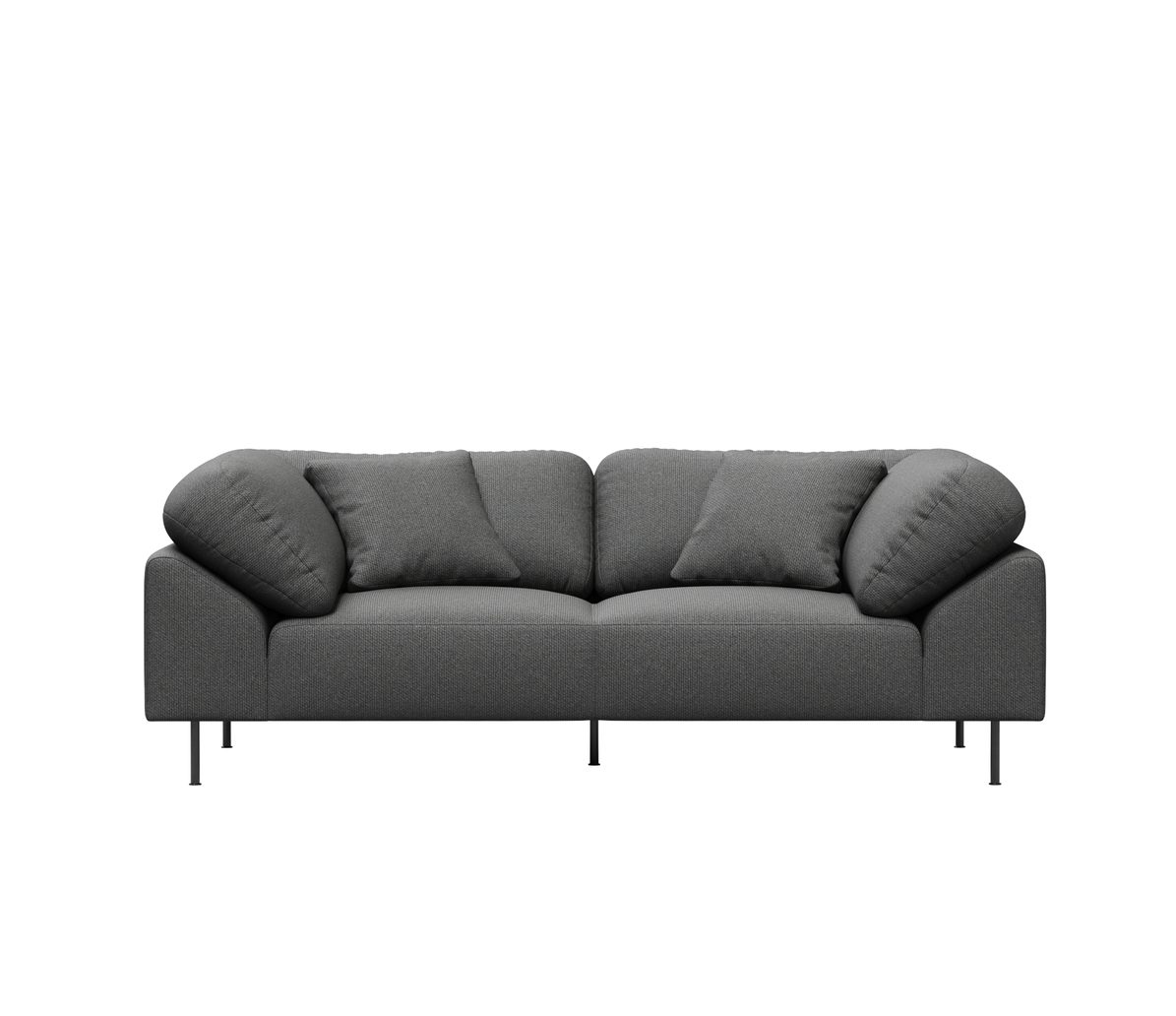 WOUD - Collar Sofa 2 Pers. Mørkegrå