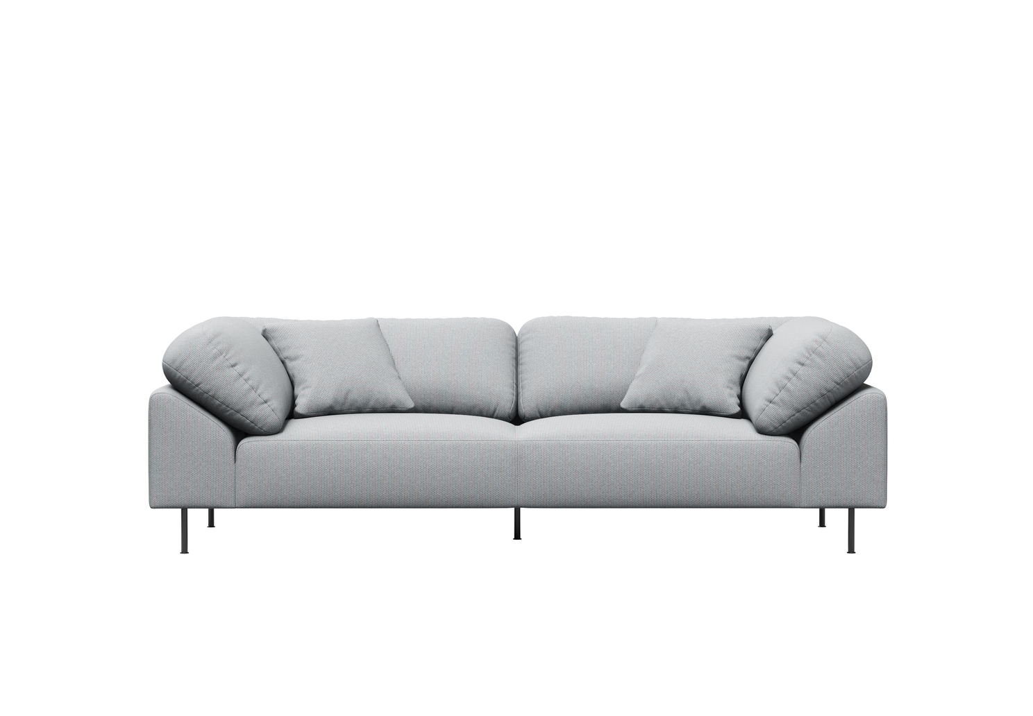 WOUD - Collar Sofa 2,5 Pers. Lysegrå