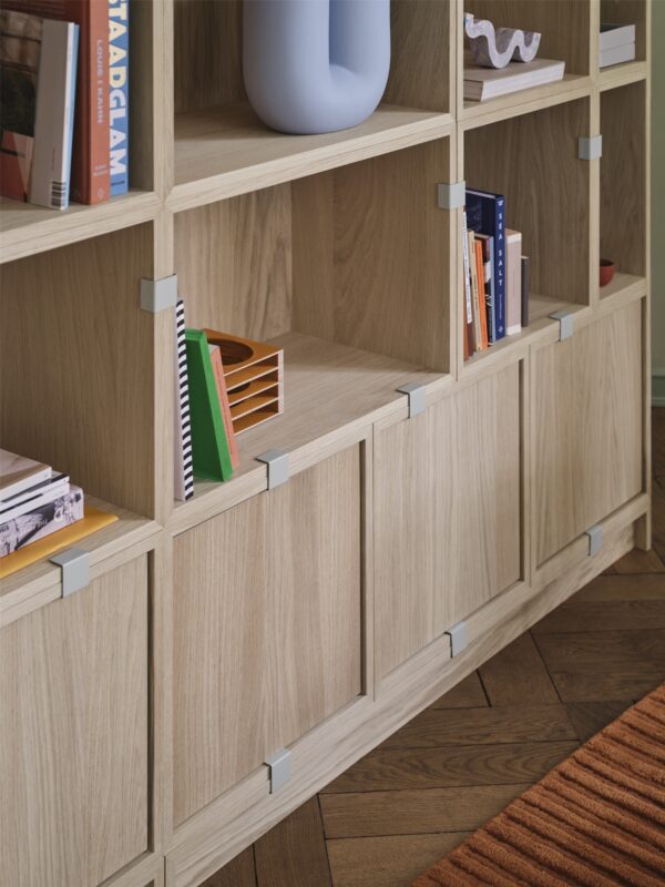 MUUTO - Stacked Opbevaringssystem Bookcase 1, Grey - Billede 4