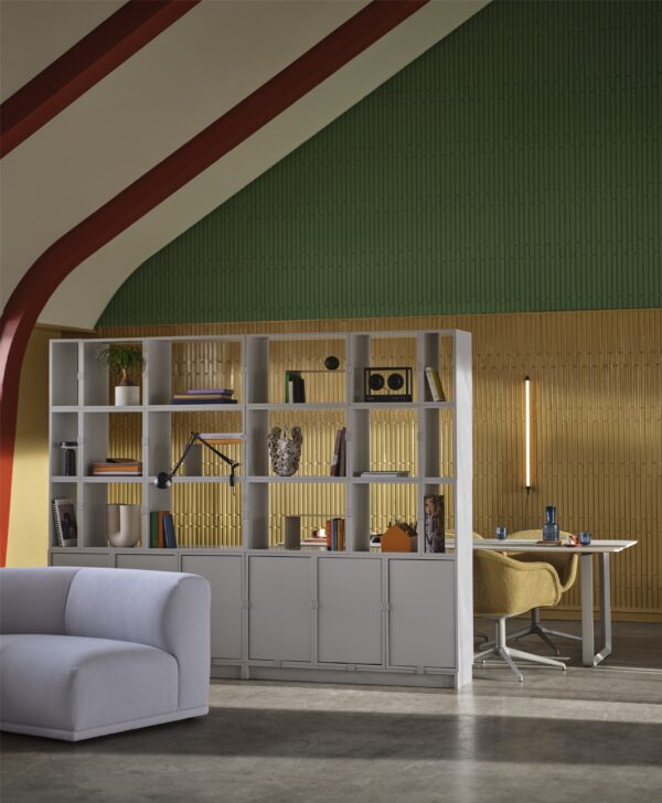 MUUTO - Stacked Opbevaringssystem Bookcase 1, Grey - Billede 3