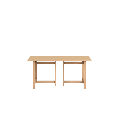 MOEBE - Rectangular Spisebord 160x90, Muted Peach